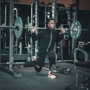 lifting barbell