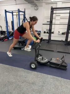Sofia Pushing Weights