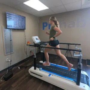 Woman Runner on Treadmill