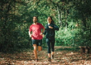 Runners on Trail