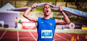 Runner Finishing Race