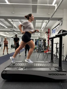 Running on Treadmill