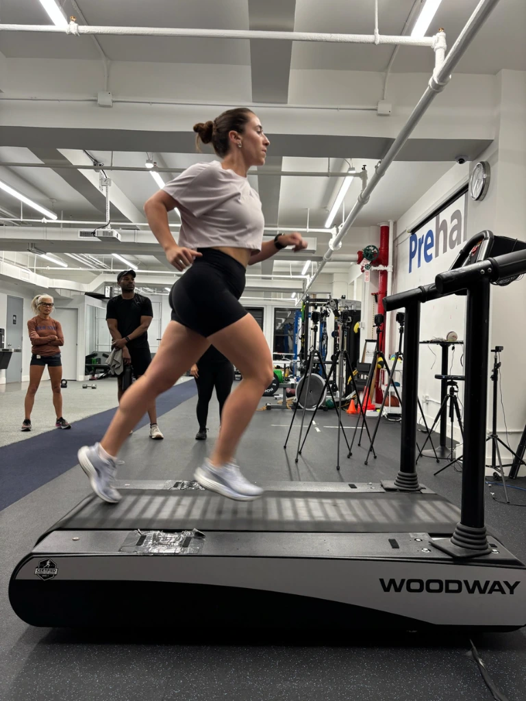 Running on Treadmill