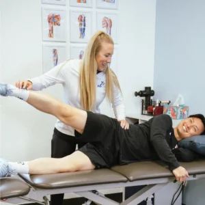Marielle with patient